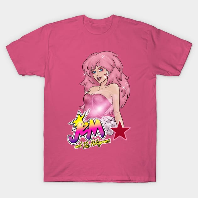 Jem And The Holograms T-Shirt by OCDVampire